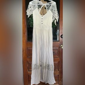 MIA JOY - Anna dress CREAM in color NEW WITH TAGS - western, boho, wedding